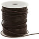 Union Knopf Leren rond lint 1233/120cm | 22-donker bruin