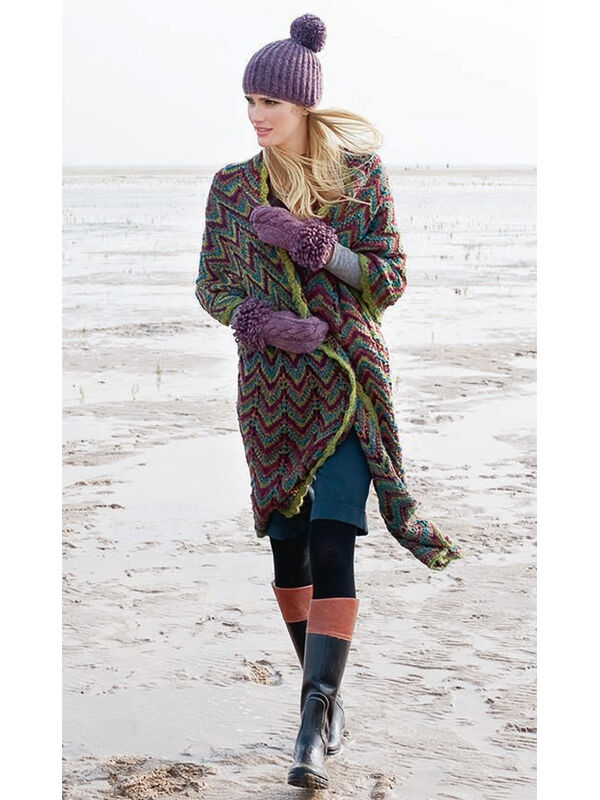 Lana Grossa WANTEN MET KABEL EN LUSSENPATROON Alta Moda Alpaca