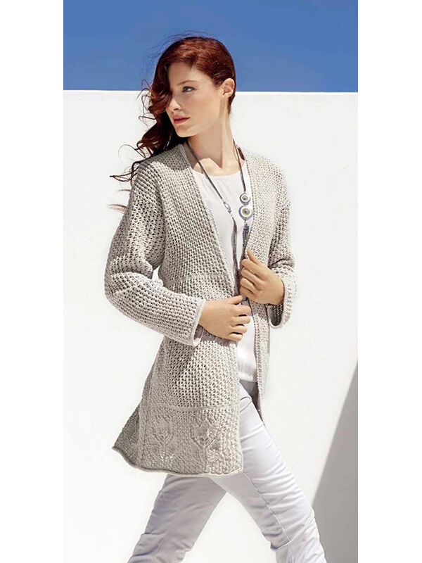 Lana Grossa VEST IN NETPATROON Elastico