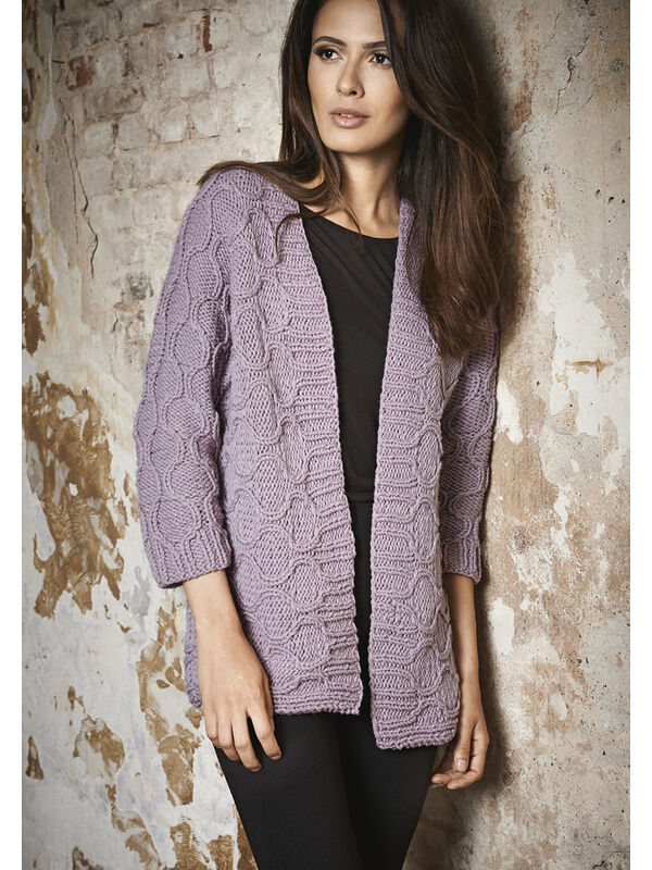Lana Grossa DWARSGEBREID VEST Mille II