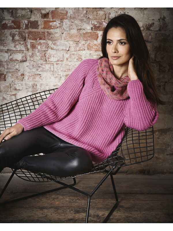 Lana Grossa PATENTTRUI MET RAGLANACCENTUERING Cool Wool Big