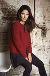 Lana Grossa VEST IN RIBBELPATROON MET GEVALLEN STEKEN Mille II