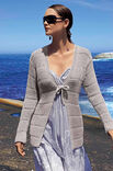 Lana Grossa VEST IN HALVE PATENTSTEEK-AJOURPATROON Elastico