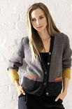 Lana Grossa VEST MET ZAKKEN Cool Wool Big