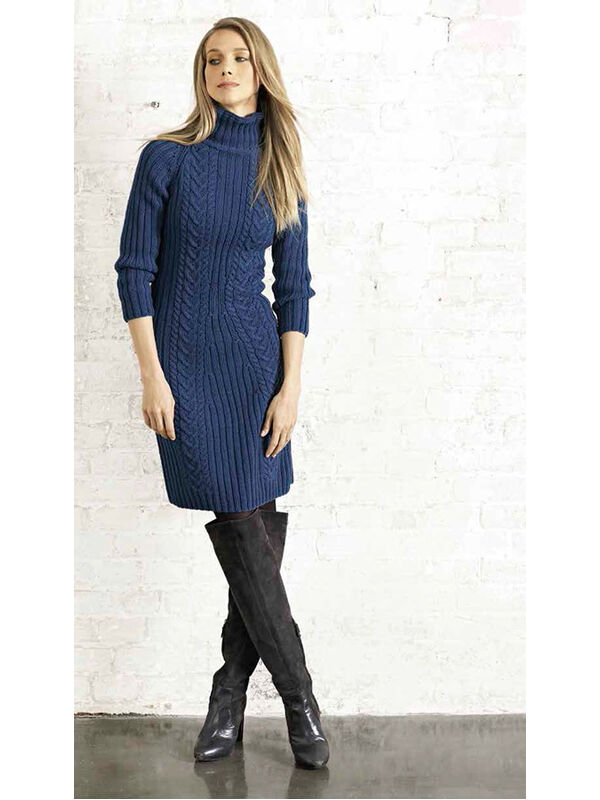 Lana Grossa RAGLANJURK MET KABELSTREPEN Cool Wool Big