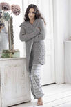 Lana Grossa KABEL-BOORDSTEEKMANTEL Alta Moda Alpaca