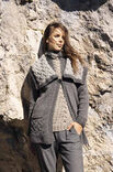 Lana Grossa TRUI MET RONDE PAS EN KABELS Alta Moda Alpaca