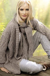 Lana Grossa VEST IN RELIËFPATROON Alta Moda Alpaca