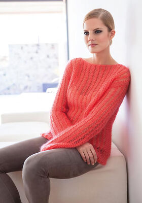 TRUI IN NETPATROON Silkhair van Lana Grossa