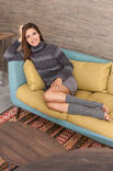 Lana Grossa BEENWARMERS IN KABELBOORDPATROON Alta Moda Alpaca