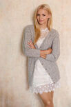 Lana Grossa VEST IN KABEL-AJOURPATROON Alta Moda Alpaca