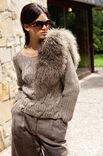 Lana Grossa RAGLAN TRUI MET KABEL/PATENTPATROON Alta Moda Alpaca