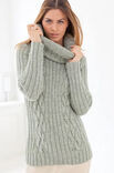 Lana Grossa TRUI MET BOORD-/ KABELPATROON Alta Moda Alpaca