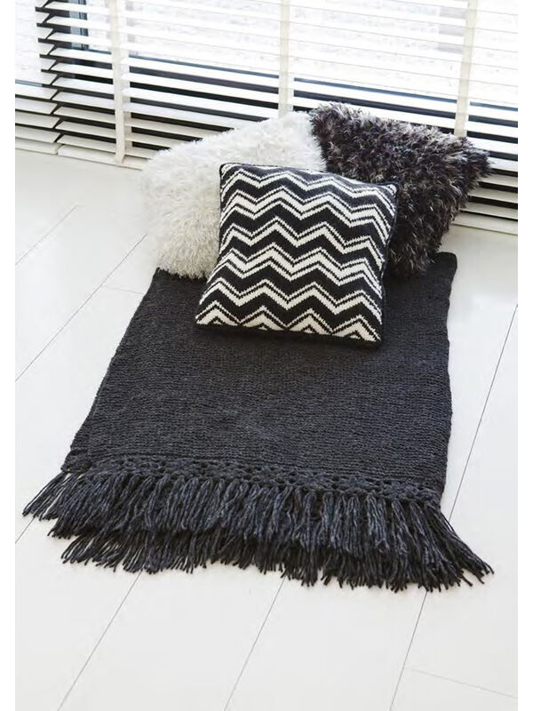 Lana Grossa KUSSEN IN ZIGZAGPATROON Alta Moda Alpaca