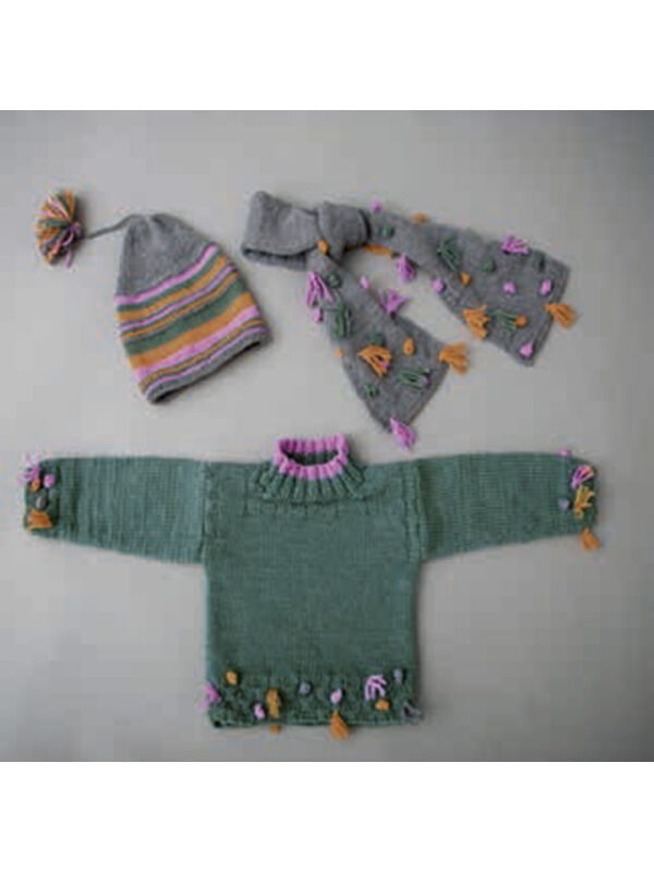 Lana Grossa TRUI, SJAAL EN MUTS Cool Wool Big Melange/Big