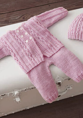 VESTJE, BROEK, MUTS EN SCHOENTJES Cool Wool Baby van Lana Grossa