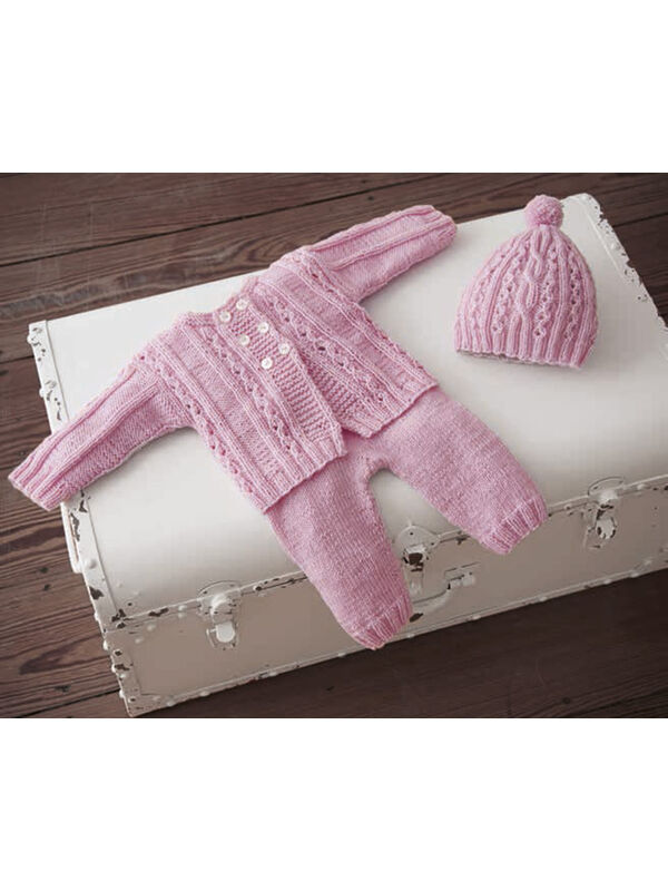 Lana Grossa VESTJE, BROEK, MUTS EN SCHOENTJES Cool Wool Baby