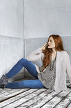 Lana Grossa Vest in ajour-boordpatroon Silkhair