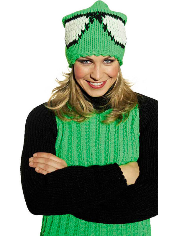 Lana Grossa MUTS MET GEBORDUURDE BRIL Mille II uni/neon