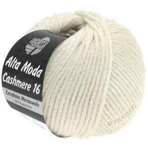 Lana Grossa ALTA MODA CASHMERE 16 | 16-ruwe witte