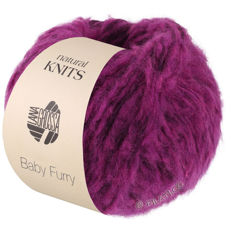 Lana Grossa BABY FURRY | 01-donkere fuchsia