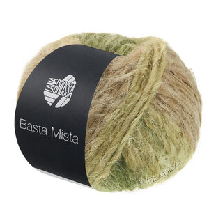 Lana Grossa BASTA MISTA | 120-jade/grijs groen/resedagroen/kameel/taupe