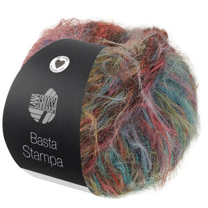 Lana Grossa BASTA STAMPA | 204-geel/rose/rood/mintturkoois/blauw