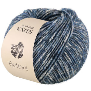 Lana Grossa BOTTONI | 08-grijs blauw/ruwe witte