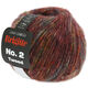 Lana Grossa BRIGITTE NO. 2 Tweed | 112-bordeaux/oranje/turkoois/petrol/kaki
