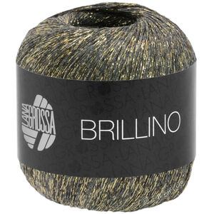 Lana Grossa BRILLINO | 05-grijs/goud