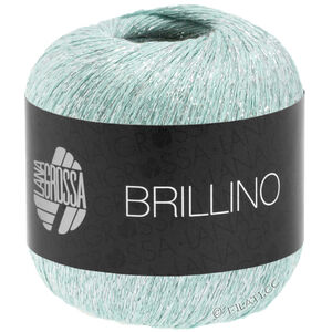 Lana Grossa BRILLINO | 11-pastelgroen/zilver