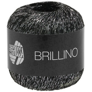 Lana Grossa BRILLINO | 13-zwart/zilver