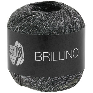 Lana Grossa BRILLINO | 18-antraciet/zilver