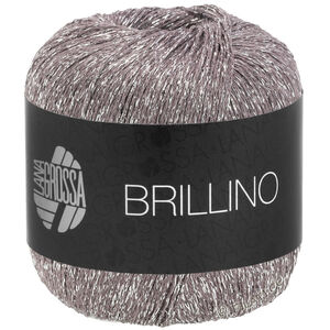 Lana Grossa BRILLINO | 28-taupe/zilver