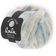 Lana Grossa BRUSHY Uni/Print (lala BERLIN) | 204-wit/licht grijs/donker grijs/hemelsblauw
