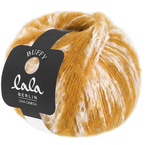 Lana Grossa BUFFY (lala BERLIN) | 08-honinggeel/ruwe witte