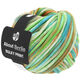 Lana Grossa BULKY Print (ABOUT BERLIN) | 153-wit/pistache/oranje/jade/licht petrol