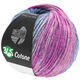 Lana Grossa 365 COTONE Dégradé | 105-grijs blauw/jeans/agaatgrijs/foksia/rood violet
