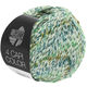 Lana Grossa 4 CAPI Color | 104-natuur/jade groen/turkoois/olijf