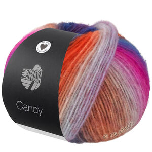 Lana Grossa CANDY | 03-bruin/donker bruin/roodbruin/turkoois/groen/citroengeel/noga/kameel/blauw/beige/felroze/donker blauw/donker violet/oranje/foksia