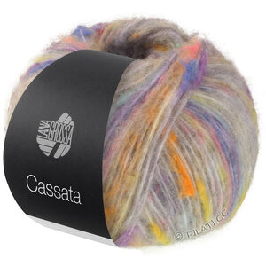 Lana Grossa CASSATA | 12-licht grijs/violet/saffierblauw/zachtgeel/grijs roze/perzik
