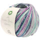 Lana Grossa CERTO Print (Linea Pura) | 103-turkoois/felroze/donker petrol/natuur