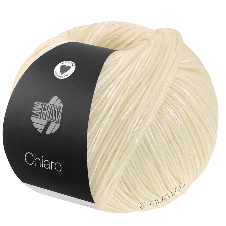 Lana Grossa CHIARO | 01-ruwe witte