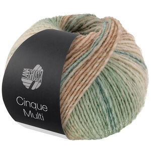 Lana Grossa CINQUE MULTI | 12-licht grijs/grijs groen/grège/turkoois/gentiaan gemêleerd