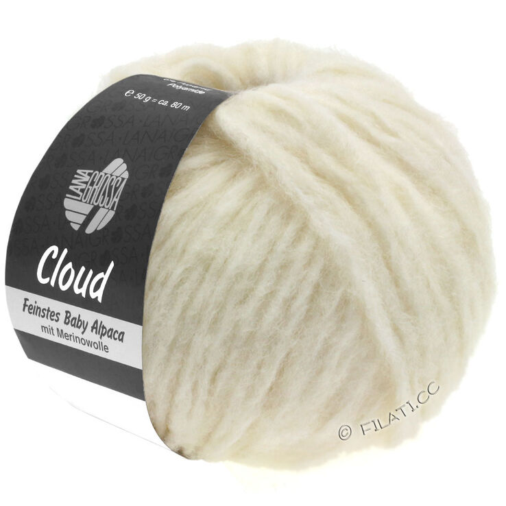 Lana Grossa CLOUD | 01-ruwe witte