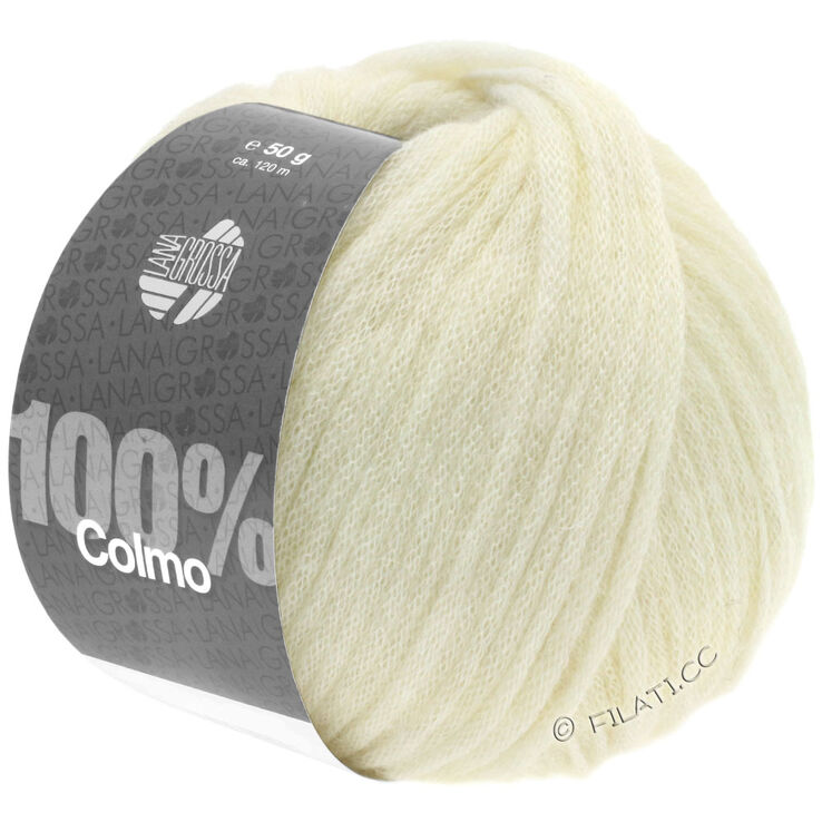 Lana Grossa COLMO | 01-ruwe witte