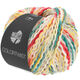 Lana Grossa COLORTWIST | 09-ruwe witte/licht grijs/geel/petrol/rood