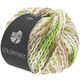 Lana Grossa COLORTWIST | 10-ruwe witte/kameel/licht grijs/grijs/licht groen/olijf