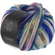 Lana Grossa CONFETTI Print | 21-ruwe witte/room/licht blauw/inkt blauw/rook blauw/grijs groen/sering paars