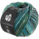 Lana Grossa COOL MERINO Big Color | 409-donker groen/petrol/zeegroen/grijs groen/grijs/wit